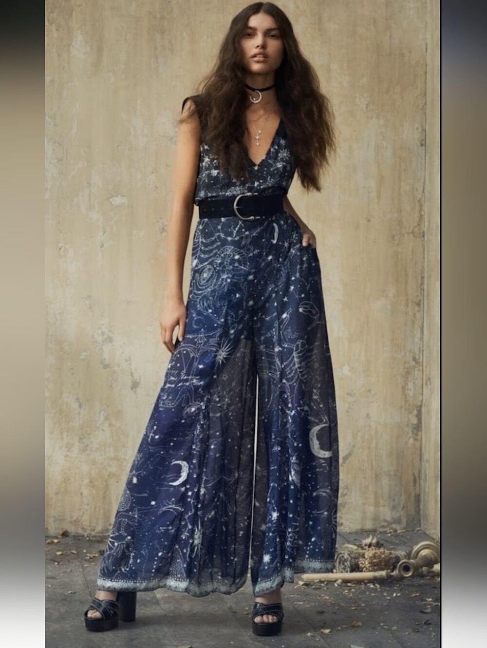 Camilla It's a Sign panelled jumpsuit Boutique Bought Swarovski Stoned